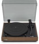 Thorens TD 402 DD Eiche matt (inkl. AT VM 95E) Hifi Plattenspieler Schwarz/Eiche