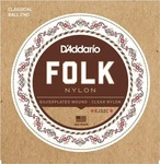 D'Addario EJ32C, D'Addario EJ32C Folk Nylon Saiten Ball End