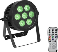 Eurolite 51914230, Eurolite LED IP PAR 7x8W QCL Spot Schwarz