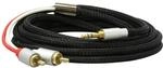 Dynavox Stereo Audiokabel 3,5mm auf Cinch 3 m HiFi Audio Kabel Schwarz