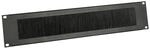 Adam Hall 87222BRUSH Rackblende 2HE mit B&uuml;rstenleiste Rackblende