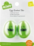 Meinl Egg Shaker Set NINO540GG-2, Grass Green, 2 pcs Shaker Gr&uuml;n