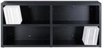 MUSIC STORE CD-Shelf 180 black Vinyl Aufbewahrung Schwarz