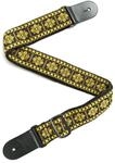 Fame Weave Series Baroque Pattern 1 Yellow Gitarrengurt Multicolour