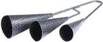 Fame Triple Agogo Bell Rahmentrommel Schwarz