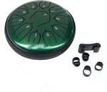 Fame FST06-DG Steel Tongue Drum 6 Mix Tone D Steel Tongue Drum Gr&uuml;n