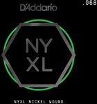 D'Addario NYNW068 Single String Nickel Wound Einzelsaite f&uuml;r Gitarren