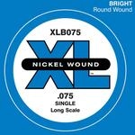 D'Addario XLB075 Bass XL Single String Einzelne Basssaite