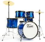 Fame Kiddyset 5 PC Junior Drumset Elias Blue Drumset Blau