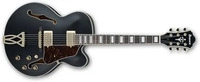 Ibanez AF75G-BKF, Ibanez Artcore AF75G-BKF Black Flat Halbakustische Gitarre Schwarz