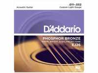 D'Addario EJ26, D'Addario A-Git.Saiten EJ26 11-52 Phosphor Bronze -