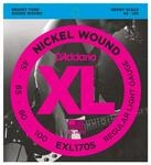 D'Addario 4er Bass XL Nickel 45-100 45-65-80-100, EXL170S Bass Saiten