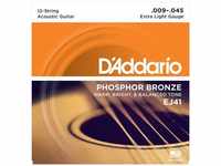 D'Addario EJ41, D'Addario EJ41 09-45 12-string Phosphor Bronze Extra Light -