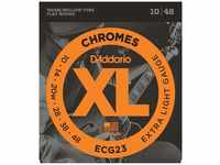 D'Addario ECG23, D'Addario E-Git.Saiten ECG23 10-48 Chromes Flatwound -