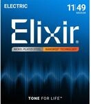 Elixir 12102 Nanoweb Electric 11-49 E-Gitarrensaiten