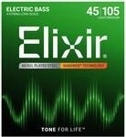 Elixir 4er Bass 45-105 NanoWeb 14077 Medium Bass Saiten