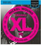 D'Addario 5er Bass XL Nickel 45-130 45-65-80-100-130, EXL170-5SL Bass Saiten
