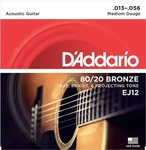 D'Addario EJ12, D'Addario EJ12 13-56 80/20 Bronze Medium