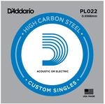 D'Addario PL022 Plain Einzelsaite Einzelsaite f&uuml;r Gitarren