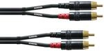 Cordial CFU 0.3 CC Cinchkabel 0,3 m Audiokabel Schwarz