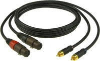 Klotz AL-RF0030, Klotz AL-RF0030 Audiokabel 2er-Set 0 3 m Schwarz