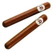 Meinl CL1RW, Meinl CL1RW Classic Claves Redwood