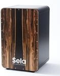 Sela CaSela Cajon SE 089 Black Dark Nut Cajon Natur