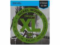 D'Addario EXL117, D'Addario E-Git. EXL117 11-56 D-Tuning Nickel Wound Saiten -