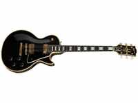 Gibson LPB57VOEBGH1, Gibson 1957 Les Paul Custom 2PU VOS Ebony #73699 - Custom