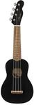 Fender Venice Soprano Ukulele Black Sopran Ukulele Schwarz