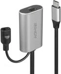 Lindy USB 3.1 Gen 1 C/C Aktivverl&auml;ngerung 5 m USB Type-C/ USB Type-C