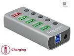 DELOCK USB 3.2 Gen 1 Hub mit 4 Ports Apple Adapter