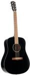 Fender CD-60 V3 Black Westerngitarre Schwarz