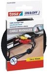 Tesa On & Off Cable Manager Universal Kabelklette Schwarz