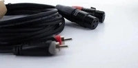 Cordial EU 3 FC Audiokabel 3 m XLR 3 Pol female/ Cinch male