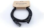 Cordial ED 1 FM DMX Kabel 1 m XLR 3 Pol female/ XLR 4 Pol male
