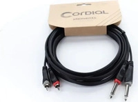 Cordial EU 1 PC Audiokabel 1 m Klinke mono/ Cinch male