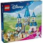 LEGO Disney 43275 Cinderellas Schloss und Pferdekutsche