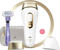 Braun Silk-Expert Pro 5 PL5157 weiss/gold, IPL-Haarentfernung inkl. Venus...