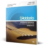 D&rsquo;Addario EPBB170-5 - 5-String Acoustic Bass Phosphor Bronze, Long Scale 45-130 -