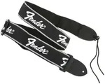 Fender Gitarrengurt Running Logo Strap Black - Gitarrengurt