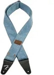 Fender Wrangler Riveted Denim Strap Light Indigo - Gitarrengurt