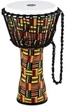 Meinl Percussion PADJ5-M-F - 10 Zoll Rope Tuned Travel Series Djembes, Synthetic... -