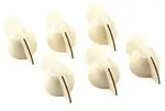 Fender AmpKnob 6x chicken-head creme - Ersatzteil Verst&auml;rkung