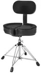 Ahead SPG-BBR4 Black Drum Throne with Back Rest - Drumhocker