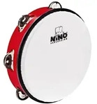 Nino Percussion 8" ABS Tambourine, Red - Tambourin