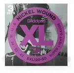 D&rsquo;Addario EXL120-3D - XL Electric Nickel Wound 3er Pack | 009-0042 - Saiten