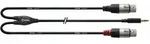 Cordial CFY 1.8 WFF - 1,8 m, 3,5 mm Stereo Klinke auf 2x XLR Female REAN - Y-Kabel