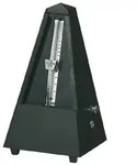 Wittner Metronom 816 Schwarz Poliert mit Glocke - Metronom