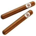 Meinl Percussion CL1RW - Wood Clave, Classic, Select Hardwood - Claves